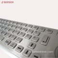Tastatură metalică Vandal pentru chioșc de informații